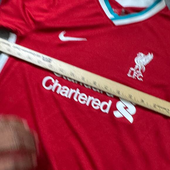 LIVERPOOL 2020/2021 Home Football Shirt Soccer Jersey KIT Nike LFC Youth L Boys - Picture 5 of 6